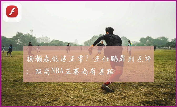 杨瀚森低迷正常？王仕鹏犀利点评：距离NBA正赛尚有差距
