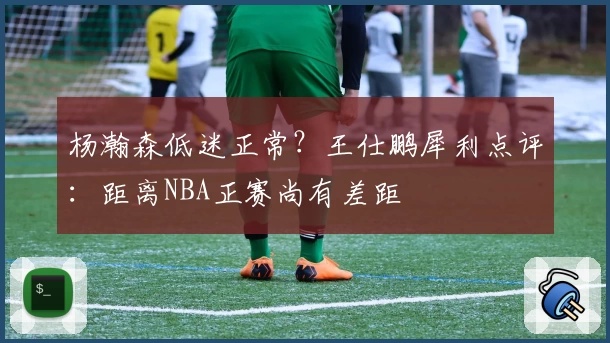 杨瀚森低迷正常？王仕鹏犀利点评：距离NBA正赛尚有差距